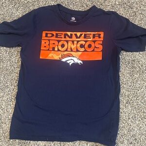 NFL Denver Broncos Navy and Orange Tee